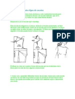 Trazo de Diferentes Tipos de Escotes