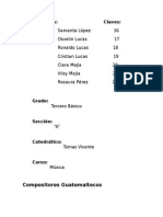 Compositores Guatemaltecos