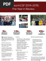 Maclaurincsf 2014-2015: The Year in Review