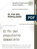El Fin Del Populismo Mexicano