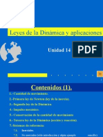 14 Leyes de La Dinámica y Aplicaciones