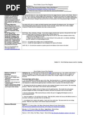 dbq lesson plan template