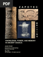 Texto Zapoteca Cultura Arqueologia Pdf Mesoamerica Writing