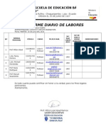 Informe Diario de Labores 2015