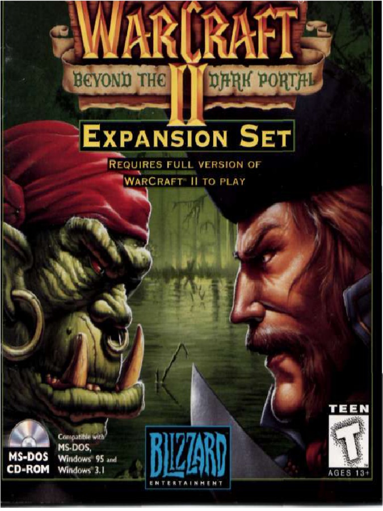 warcraft-ii-beyond-the-dark-portal-manual-warcraft-blizzard-entertainment