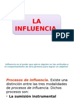 La Influencia. Liderazgo