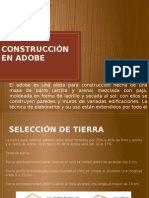 Construcción en Adobe y Tapial