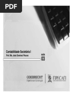 Consolidação demonstrações contábeis