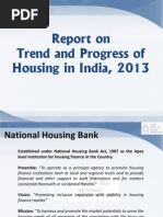 Report On Trend and Progress of Housing in India 2013