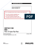 Data Sheet: HEF40174B MSI