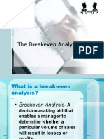 The Breakeven Analysis
