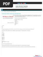 Generate VHDL Code From Matlab Code: Bookmark This Page