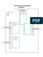 Distribución Feria Gimnasio