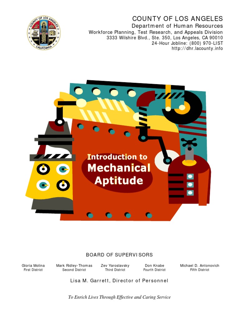 Mechanical aptitude test Guide Lever Machines
