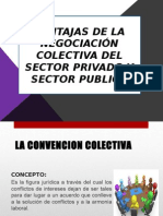 Ventajas de La Negociacion Colectiva en El Sector Privado y Publico
