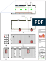 Drawing 40'GP 2 Room Office Container