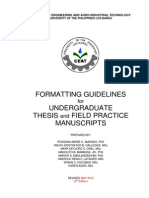 Ceat Thesis Format Guidelines Final Revised (3rd Edition) 04032015