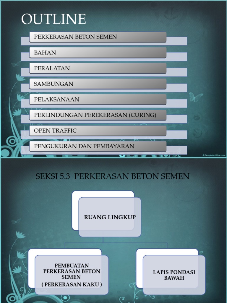 Spesifikasi Teknis Sloof  Spesifikasi  Teknis  Bina Marga
