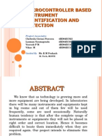 Microcontroller Based Instrument Identification and Detection