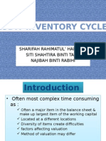 Audit Inventory Cycle: Sharifah Rahimatul' Hamizah Siti Shahtira Binti Talip Najibah Binti Rabihi