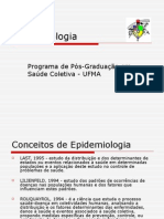 Epidemiologia: Programa de Pós-Graduação em Saúde Coletiva - UFMA