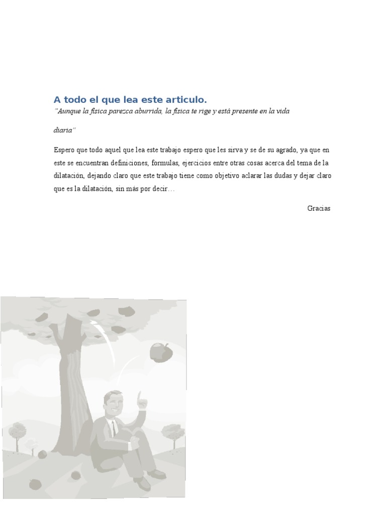 Dilatación | PDF | Expansión térmica | Longitud