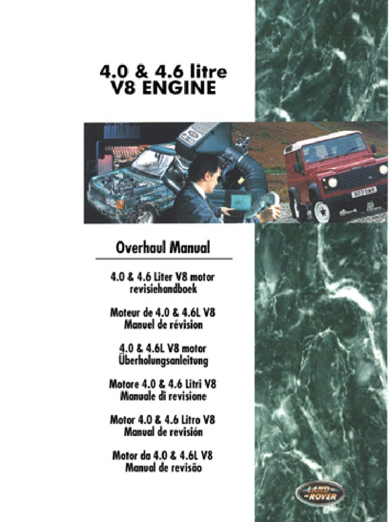 Land Rover Discovery/Defender 4.0l-4.6l V8 Overhaul | Piston | Cylinder  (Engine)