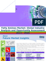 Fatty Amines Market: Global Industry Analysis and Opportunity Assessment 2015 - 2020