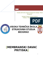 Membranski Davac Pritiska