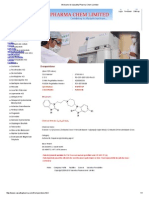 Vasudha Pharma Chem Limited homepage features anti-emetic Domperidone