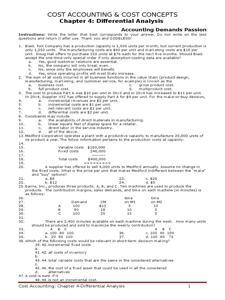 Cost accounting raiborn solutions manual online