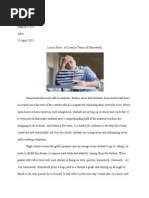 argumentative essay--homework