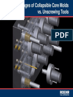 Advantages of Collapsible Core Molds vs. Unscrewing Tools G