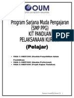 Panduan Pelaksanaan Kursus HBEF2503 - HBEF3603 - HBEF4303 (Pelajar)