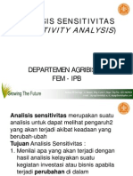 Bab 8 Analisis Sensitivitas PDF