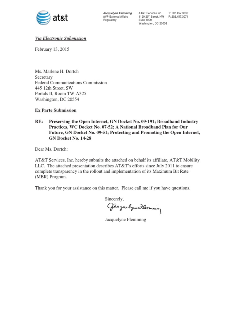 AT&T Response | PDF | Computers | Technology & Engineering
