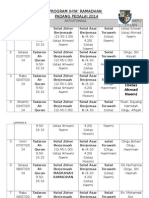 Program Ihya' Ramadhan SK Padang Pedalai 2014: Tazkirah Ramadhan (Ustaz Ahmad Naem)