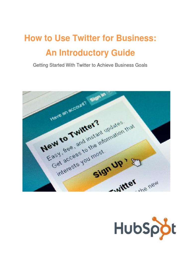 Twitter Business Guide for Beginners | PDF