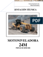 Manual Estudiante Capacitacion Motoniveladora 24m Caterpillar PDF