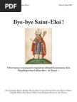 Bye Bye Saint Eloi! Observations concernant le réquisitoire définitif du procureur de la République dans l’affaire dite « de Tarnac »