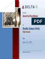 Noelia Gómez Ortiz: Award of Excellence