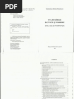Tulburarile de Voce Si Vorbire | PDF