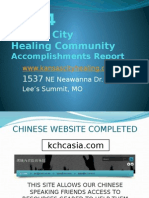 2014 KCHC Accomplishments Report