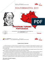 TURISMO - Propuesta Formativa 2015