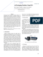 PLC-Controlled Automated Packaging Machine