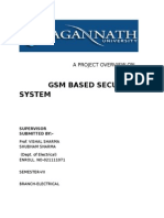 gsm based security systemt