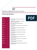 Port-A-Cath®: Product Specifications