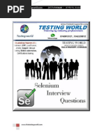 Selenium Java Interview Questions