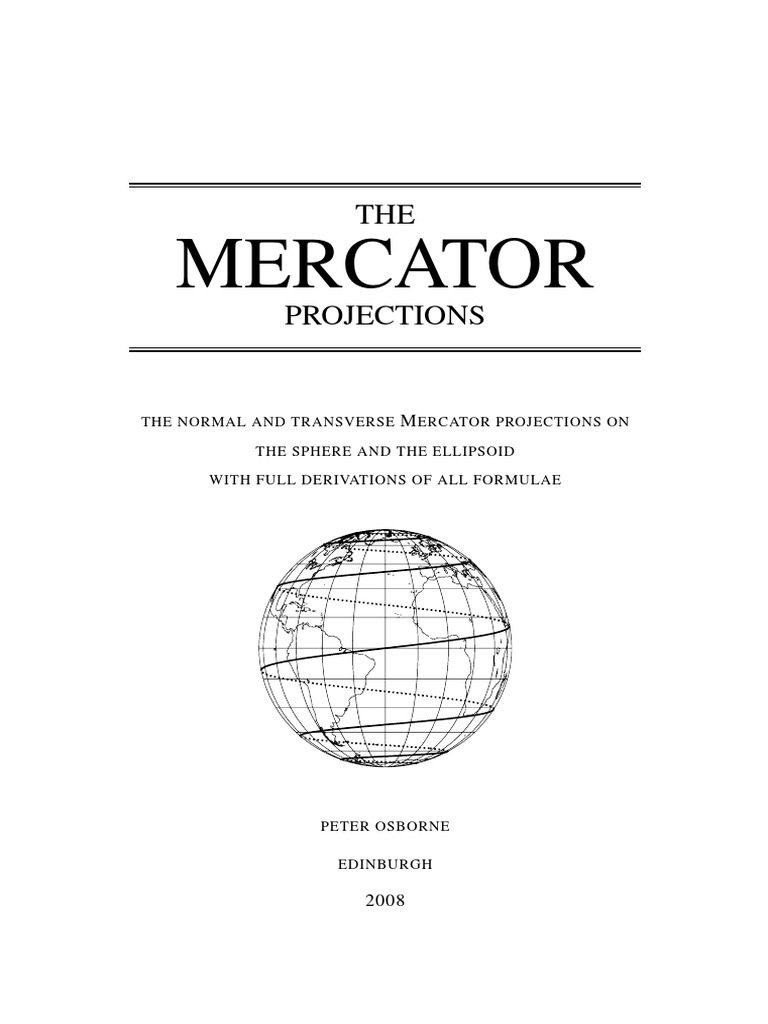 Mercator Pri Ject I e | PDF | Latitude | Geodesy