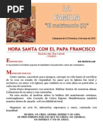 HORA SANTA CON EL PAPA